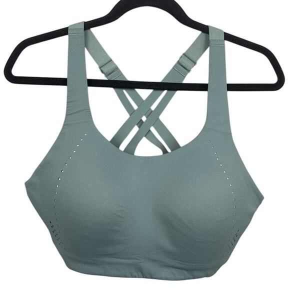 Lululemon AirSupport Bra High Support Tidewater Teal / Vapor Size 36DD Athlete - Picture 1 of 7